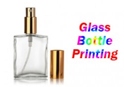 blank fragrance glass bottle with full color printing