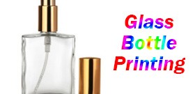 blank fragrance glass bottle with full color printing
