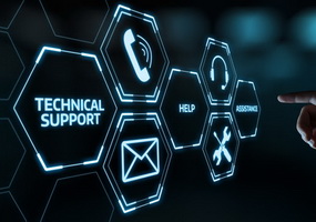 technical support screen buttons