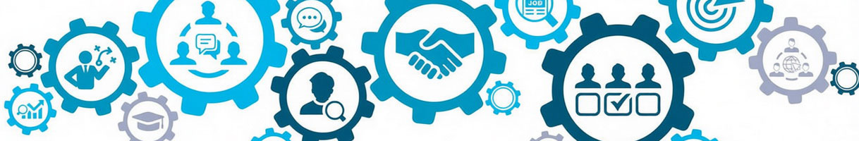 human resource icons of recruitment, career